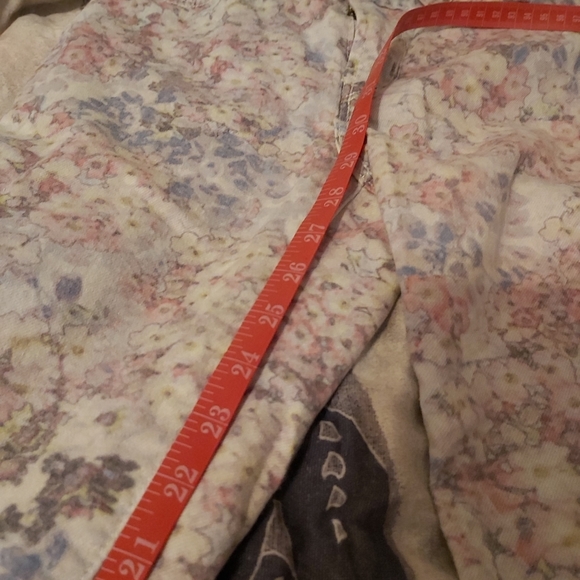 Levi's UNIQUE 💐floral watercolour skinny jeans - Picture 8 of 9